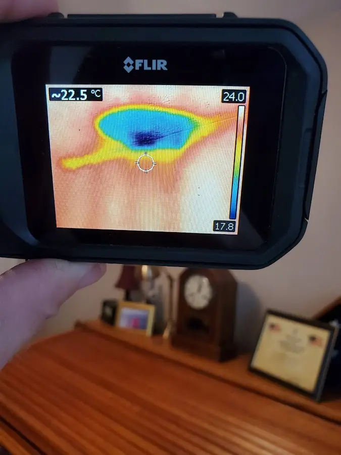 Thermal imaging inspection for water damage in Buckhead